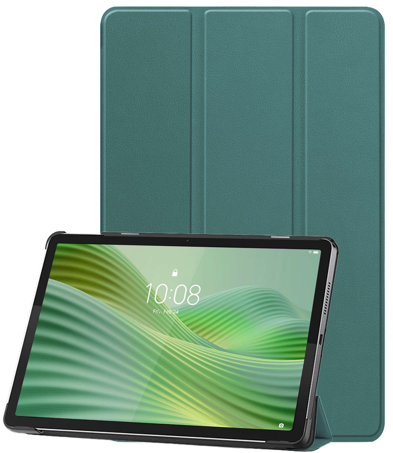 BASEY. BASEY. Lenovo Tab 10.1 inch Hoesje - Donkergroen