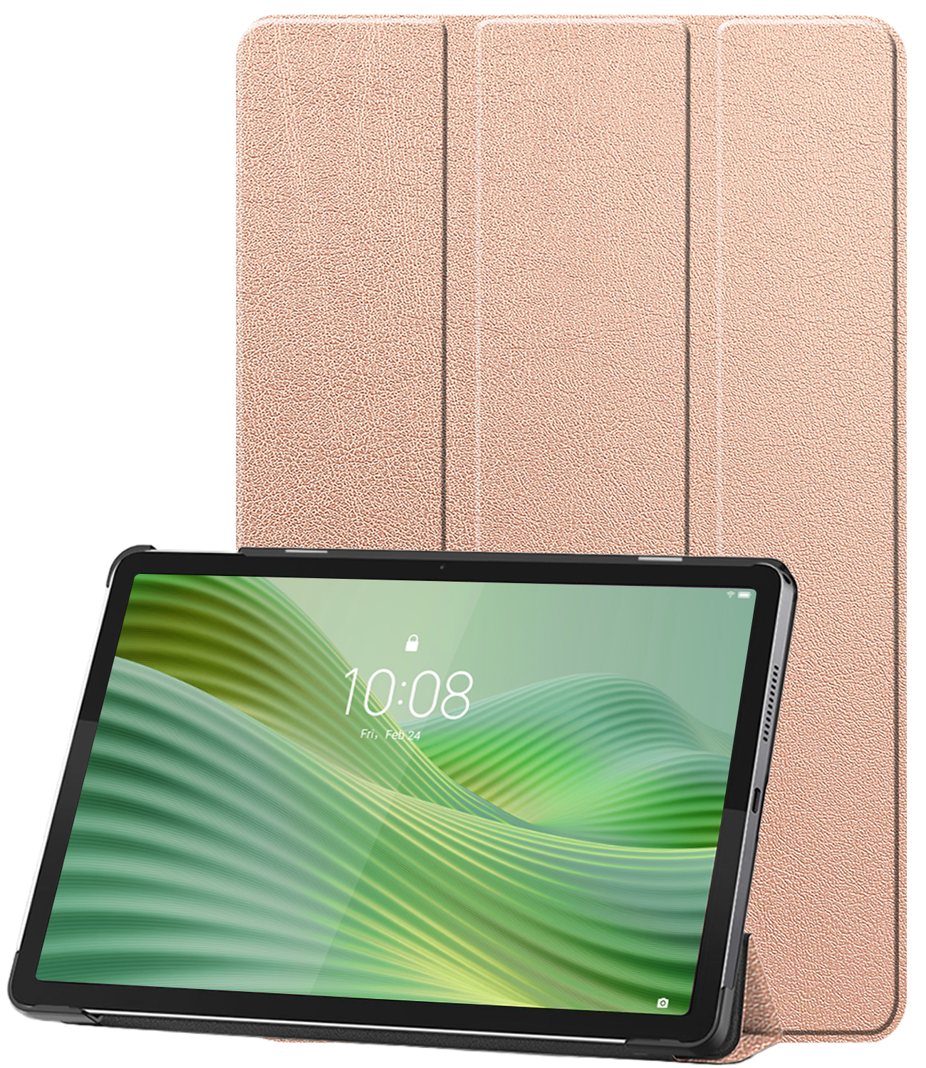 BASEY. BASEY. Lenovo Tab 10.1 inch Hoesje - Rose Goud