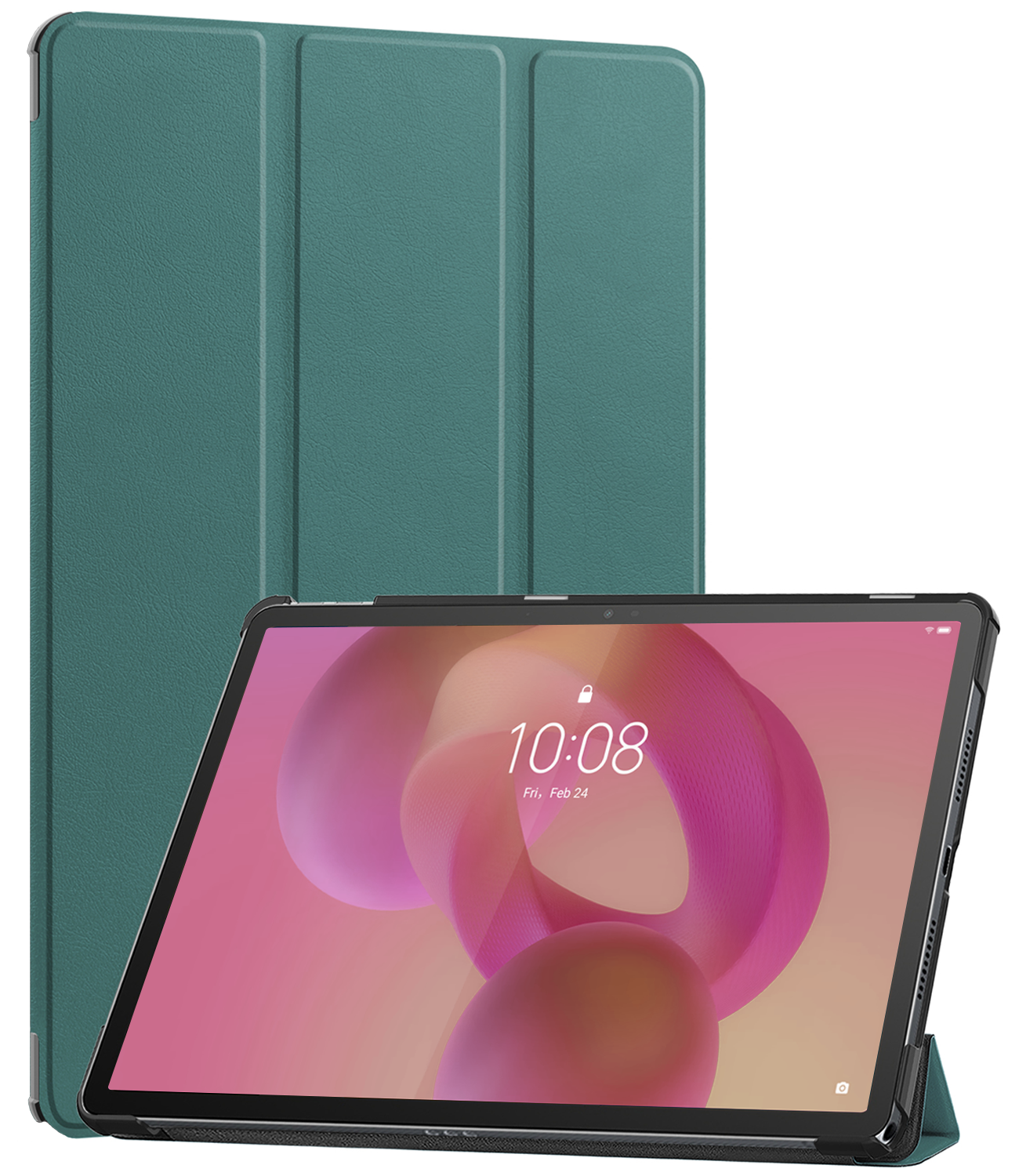 NoXx NoXx Lenovo Idea Tab Hoesje - Donkergroen
