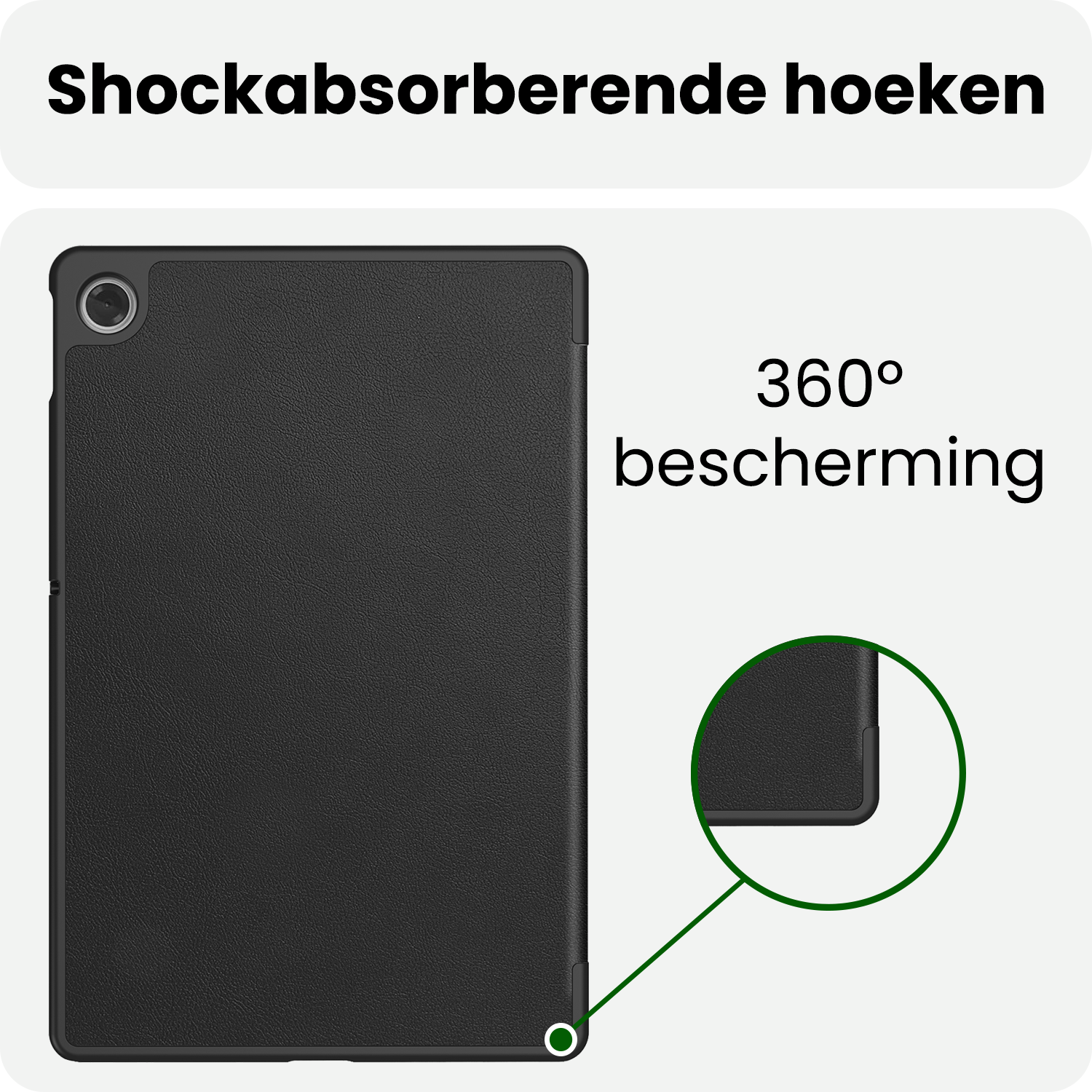BASEY. BASEY. Lenovo Tab 10.1 inch Hoesje - Zwart