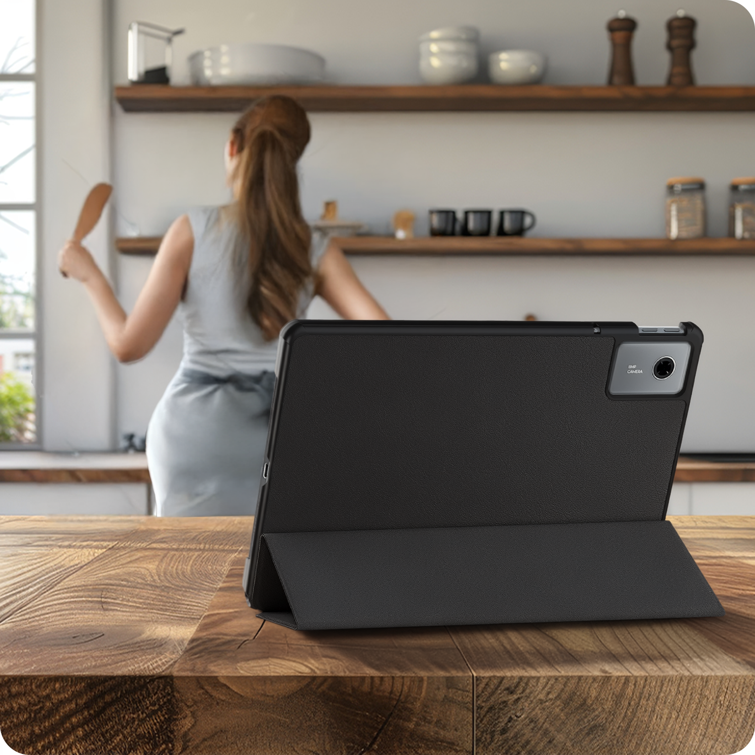 NoXx NoXx Lenovo Idea Tab Hoesje - Zwart