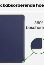 BASEY. BASEY. Lenovo Tab 10.1 inch Hoesje Met Screenprotector - Donkerblauw