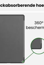 BASEY. BASEY. Lenovo Tab 10.1 inch Hoesje Met Screenprotector - Grijs