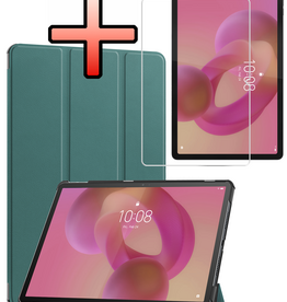 NoXx NoXx Lenovo Idea Tab Hoesje Met Screenprotector - Donkergroen