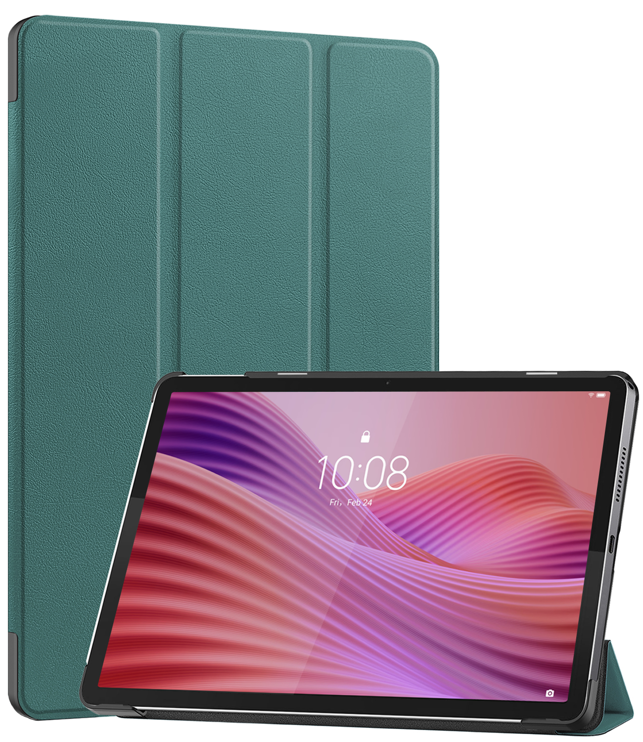 NoXx NoXx Lenovo Tab 10.1 inch Hoesje - Donkergroen