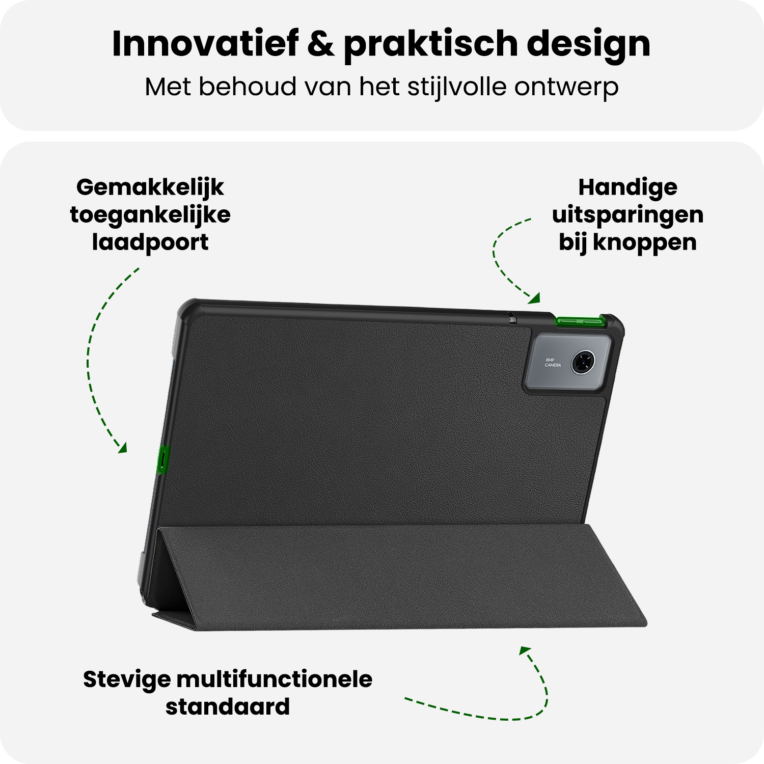 BASEY. BASEY. Lenovo Idea Tab Hoesje - Zwart