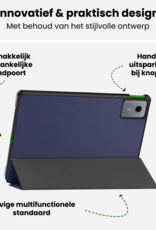 BASEY. BASEY. Lenovo Idea Tab Hoesje Met Screenprotector - Donkerblauw