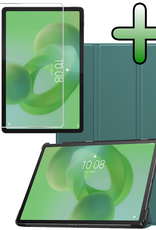 BASEY. BASEY. Lenovo Idea Tab Hoesje Met Screenprotector - Donkergroen