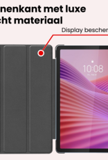NoXx NoXx Lenovo Tab 10.1 inch Hoesje Met Screenprotector - Grijs