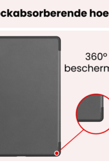 NoXx NoXx Lenovo Tab 10.1 inch Hoesje Met Screenprotector - Grijs