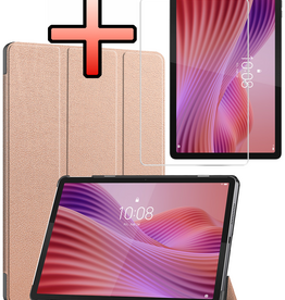 NoXx NoXx Lenovo Tab 10.1 inch Hoesje Met Screenprotector - Rose Goud