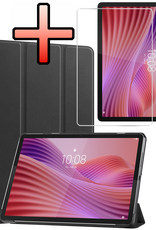 NoXx NoXx Lenovo Tab 10.1 inch Hoesje Met Screenprotector - Zwart