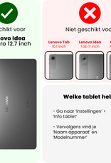 BASEY. BASEY. Lenovo Idea Tab Pro Hoesje - Grijs