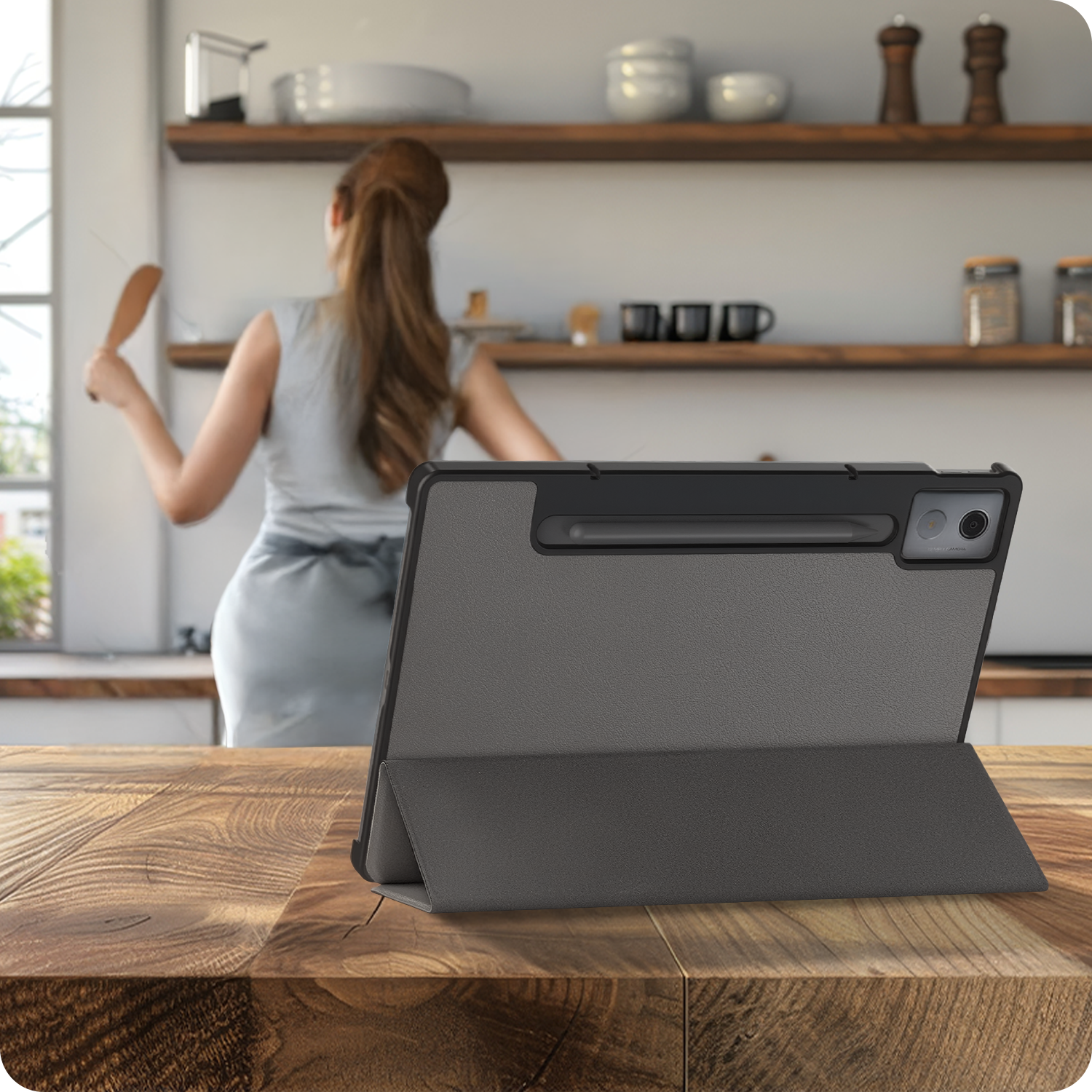 NoXx NoXx Lenovo Idea Tab Pro Hoesje - Grijs