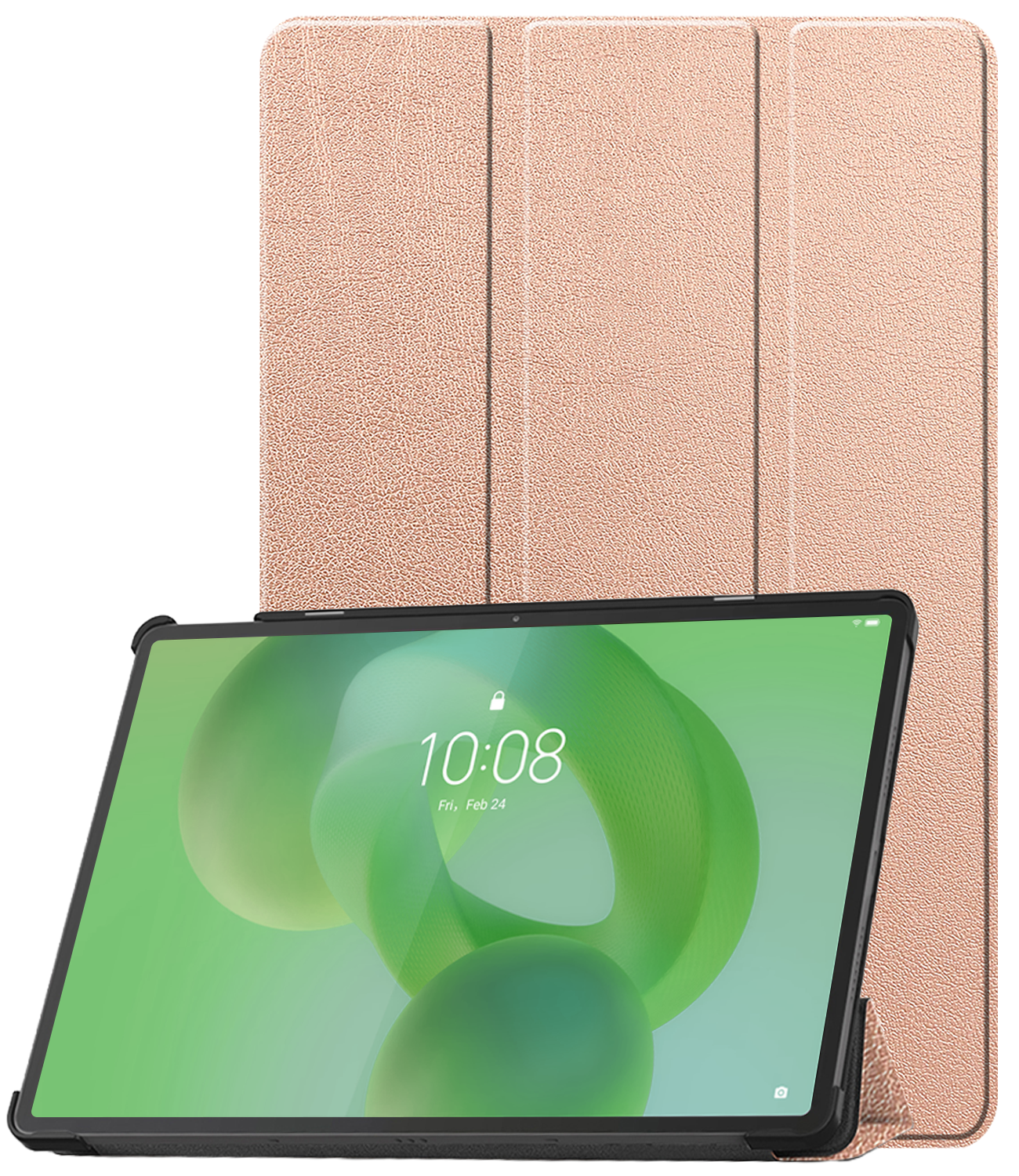 BASEY. BASEY. Lenovo Idea Tab Pro Hoesje - Rose Goud