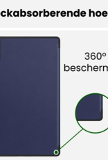 BASEY. BASEY. Lenovo Idea Tab Pro Hoesje Met Screenprotector - Donkerblauw