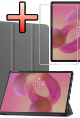 NoXx NoXx Lenovo Idea Tab Pro Hoesje Met Screenprotector - Grijs