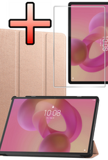 NoXx NoXx Lenovo Idea Tab Pro Hoesje Met Screenprotector - Rose Goud