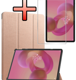 NoXx NoXx Lenovo Idea Tab Pro Hoesje Met Screenprotector - Rose Goud
