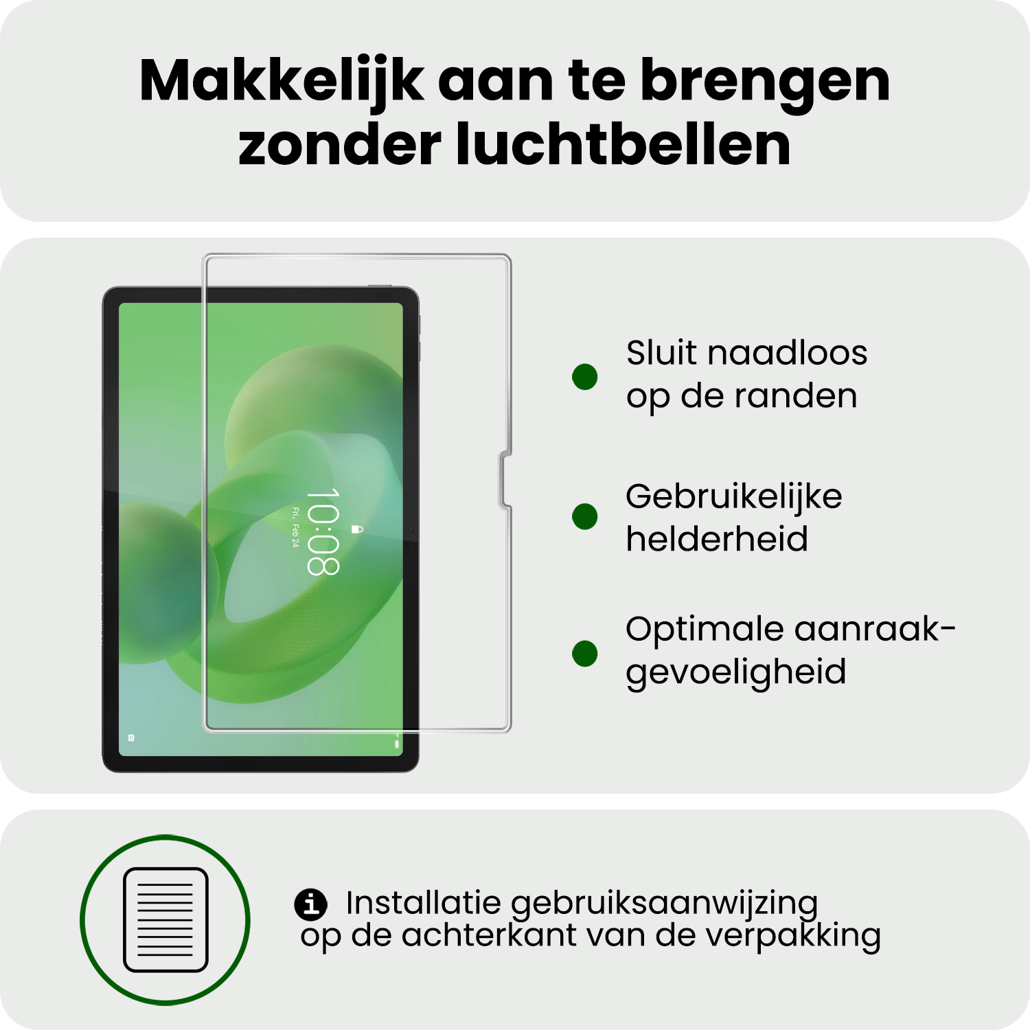 BASEY. BASEY. Lenovo Idea Tab Pro Hoesje Met Screenprotector - Rose Goud