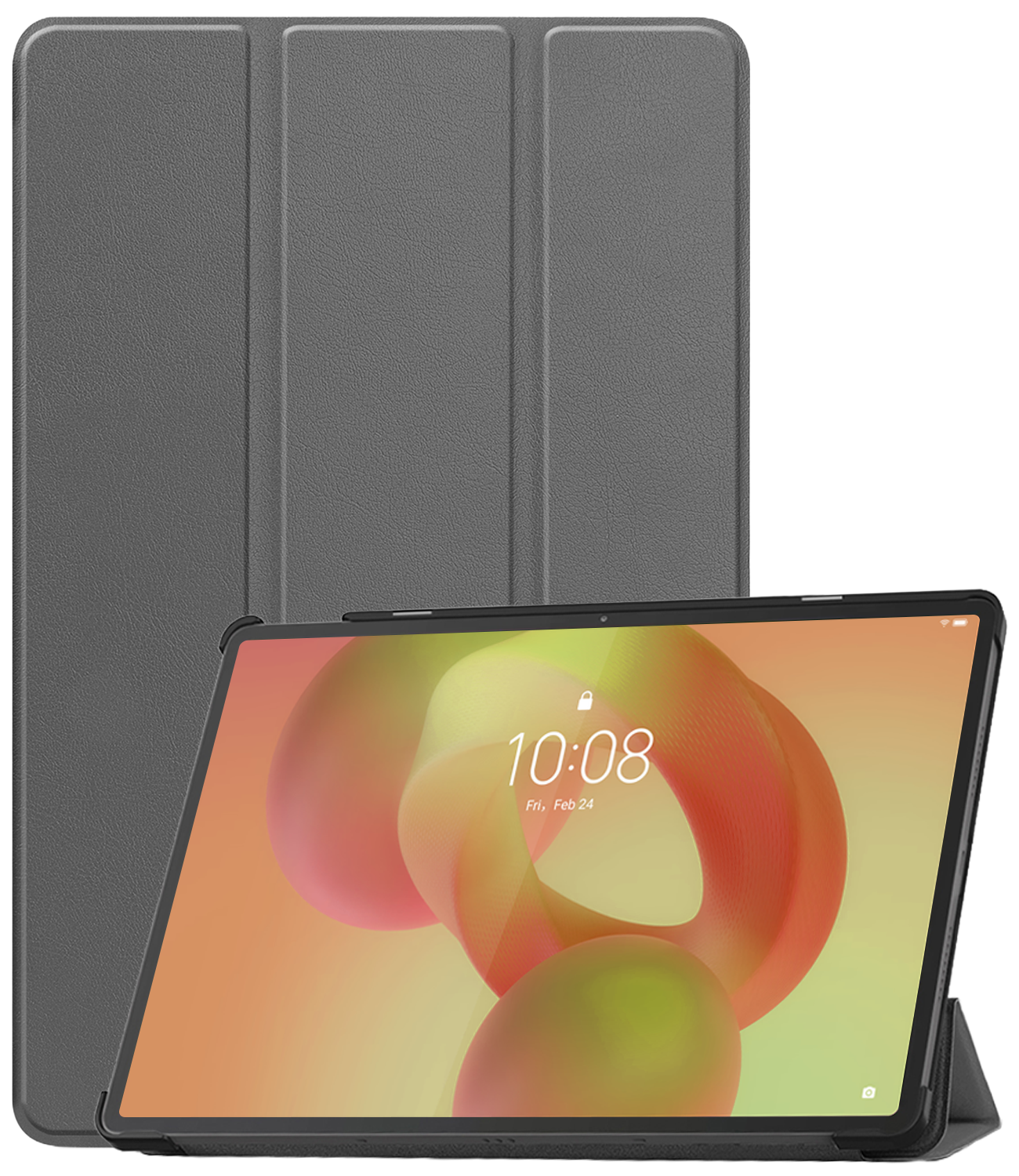 Nomfy Nomfy Lenovo Idea Tab Pro Hoesje - Grijs
