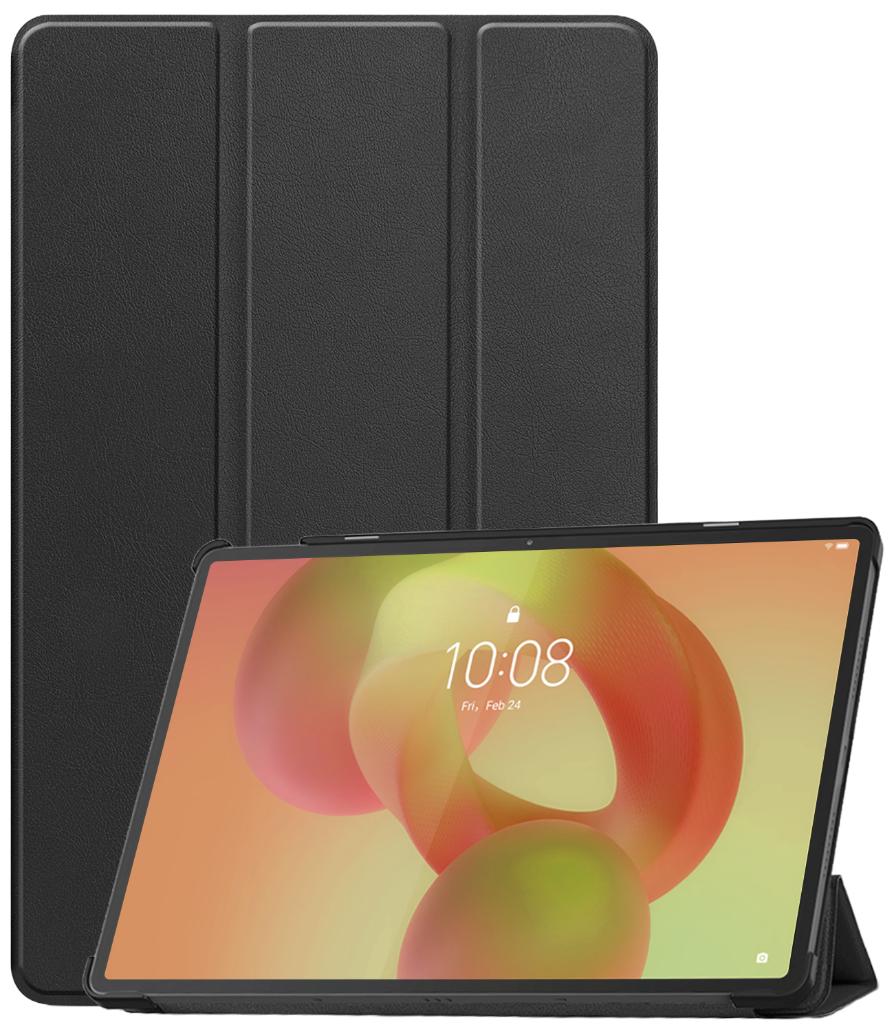 Nomfy Nomfy Lenovo Idea Tab Pro Hoesje - Zwart