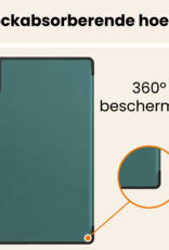 Nomfy Nomfy Lenovo Idea Tab Pro Hoesje Met Screenprotector - Donkergroen
