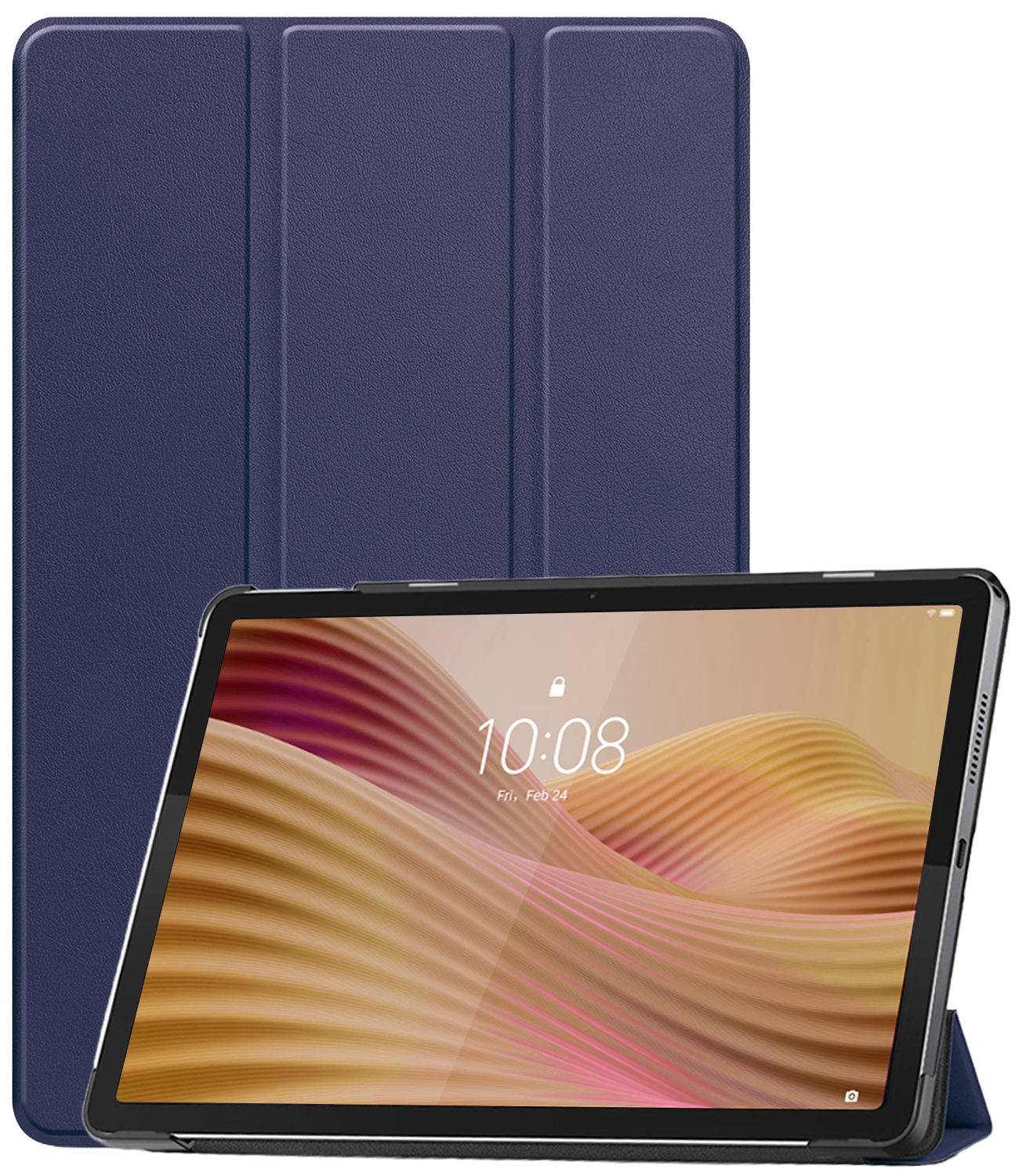 Nomfy Nomfy Lenovo Tab 10.1 inch Hoesje - Donkerblauw
