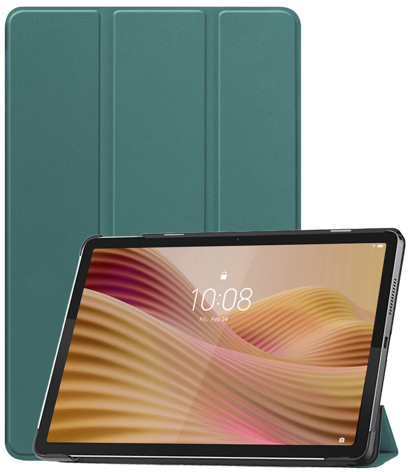 Nomfy Nomfy Lenovo Tab 10.1 inch Hoesje - Donkergroen
