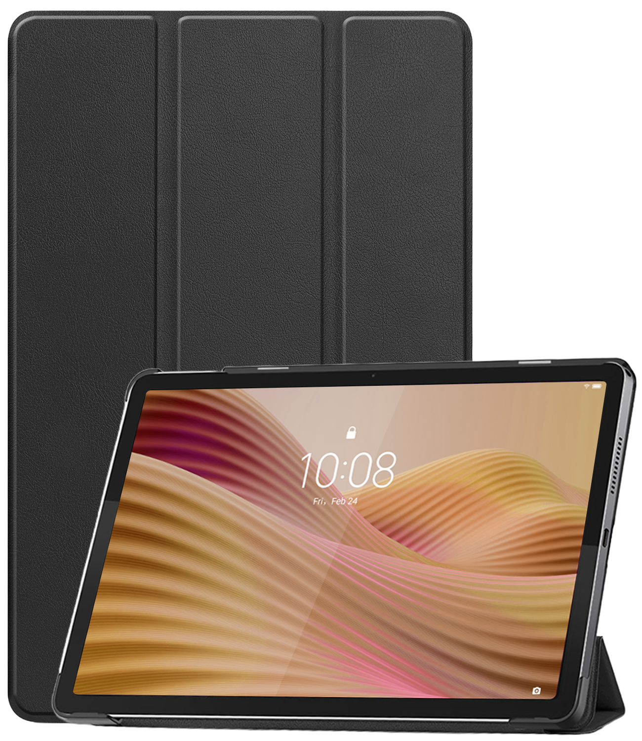 Nomfy Nomfy Lenovo Tab 10.1 inch Hoesje - Zwart