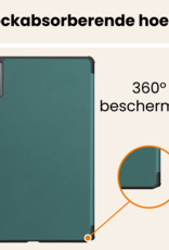 Nomfy Nomfy Lenovo Idea Tab Hoesje - Donkergroen