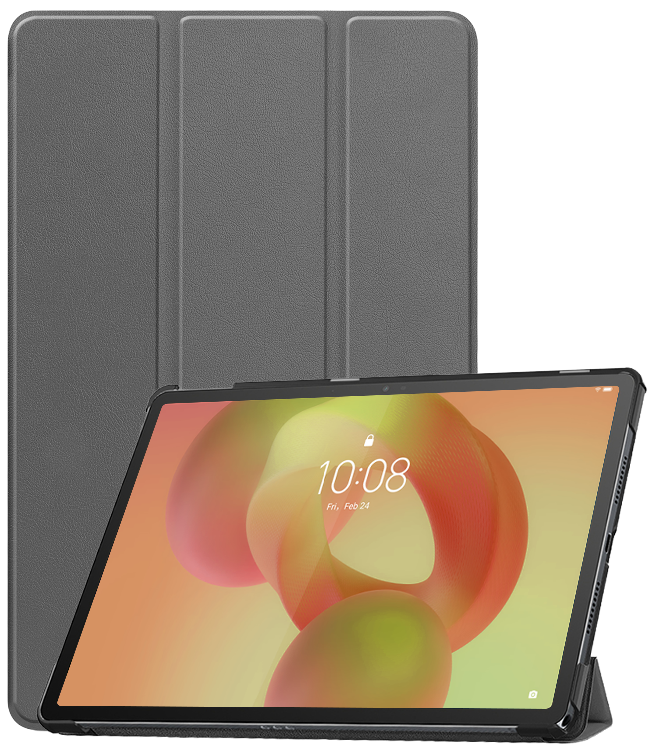 Nomfy Nomfy Lenovo Idea Tab Hoesje - Grijs