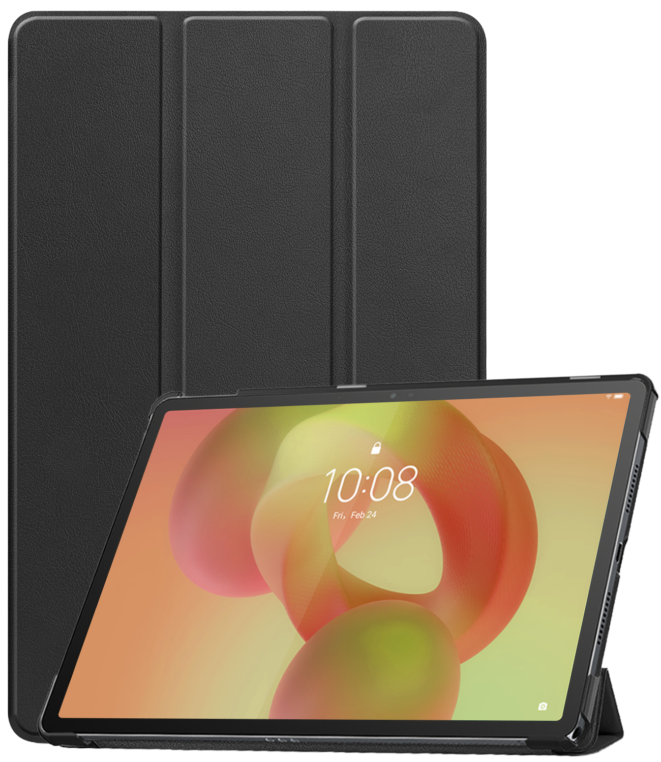 Nomfy Nomfy Lenovo Idea Tab Hoesje - Zwart