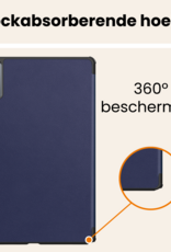 Nomfy Nomfy Lenovo Idea Tab Hoesje Met Screenprotector - Donkerblauw