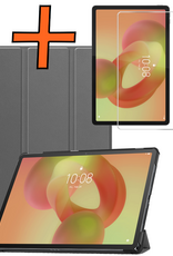 Nomfy Nomfy Lenovo Idea Tab Hoesje Met Screenprotector - Grijs