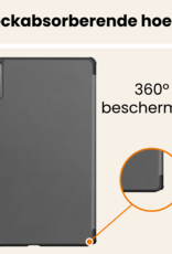 Nomfy Nomfy Lenovo Idea Tab Hoesje Met Screenprotector - Grijs