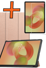 Nomfy Nomfy Lenovo Idea Tab Hoesje Met Screenprotector - Rose Goud