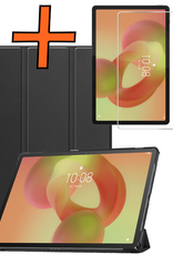 Nomfy Nomfy Lenovo Idea Tab Hoesje Met Screenprotector - Zwart