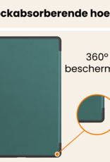 Nomfy Nomfy Lenovo Tab 10.1 inch Hoesje Met Screenprotector - Donkergroen