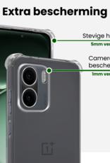 BASEY. BASEY. OnePlus 15R Hoesje Shockproof - Transparant - 2 PACK