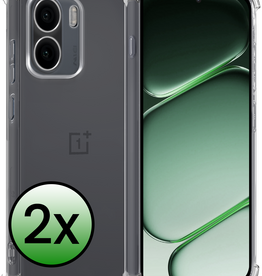 BASEY. BASEY. OnePlus 15R Hoesje Shockproof - Transparant - 2 PACK