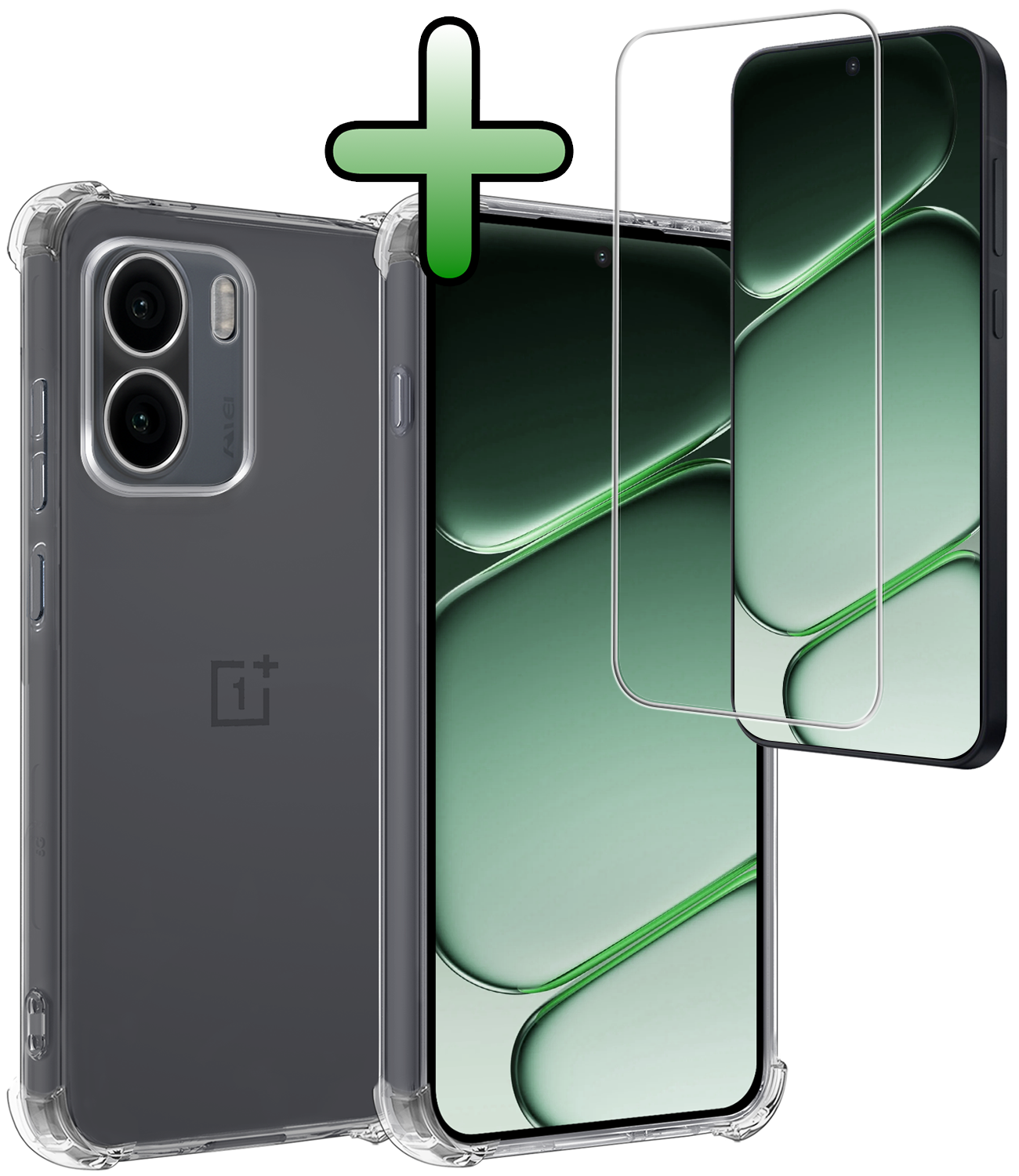 BASEY. BASEY. OnePlus 15R Hoesje Shockproof Met Screenprotector