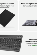 BASEY. BASEY. Samsung Galaxy Tab A11 Plus Toetsenbordhoes - Zwart