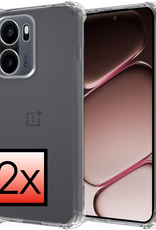 NoXx NoXx OnePlus 15R Hoesje Shockproof - Transparant - 2 PACK
