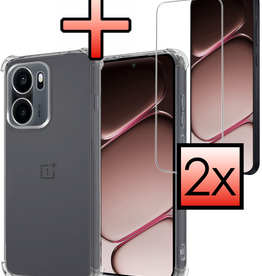 NoXx NoXx OnePlus 15R Hoesje Shockproof Met 2x Screenprotector