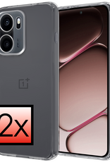 NoXx NoXx OnePlus 15R Hoesje Siliconen - Transparant - 2 PACK