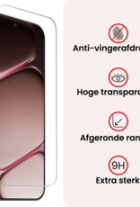 NoXx NoXx OnePlus 15R Hoesje Siliconen Met Screenprotector - Transparant