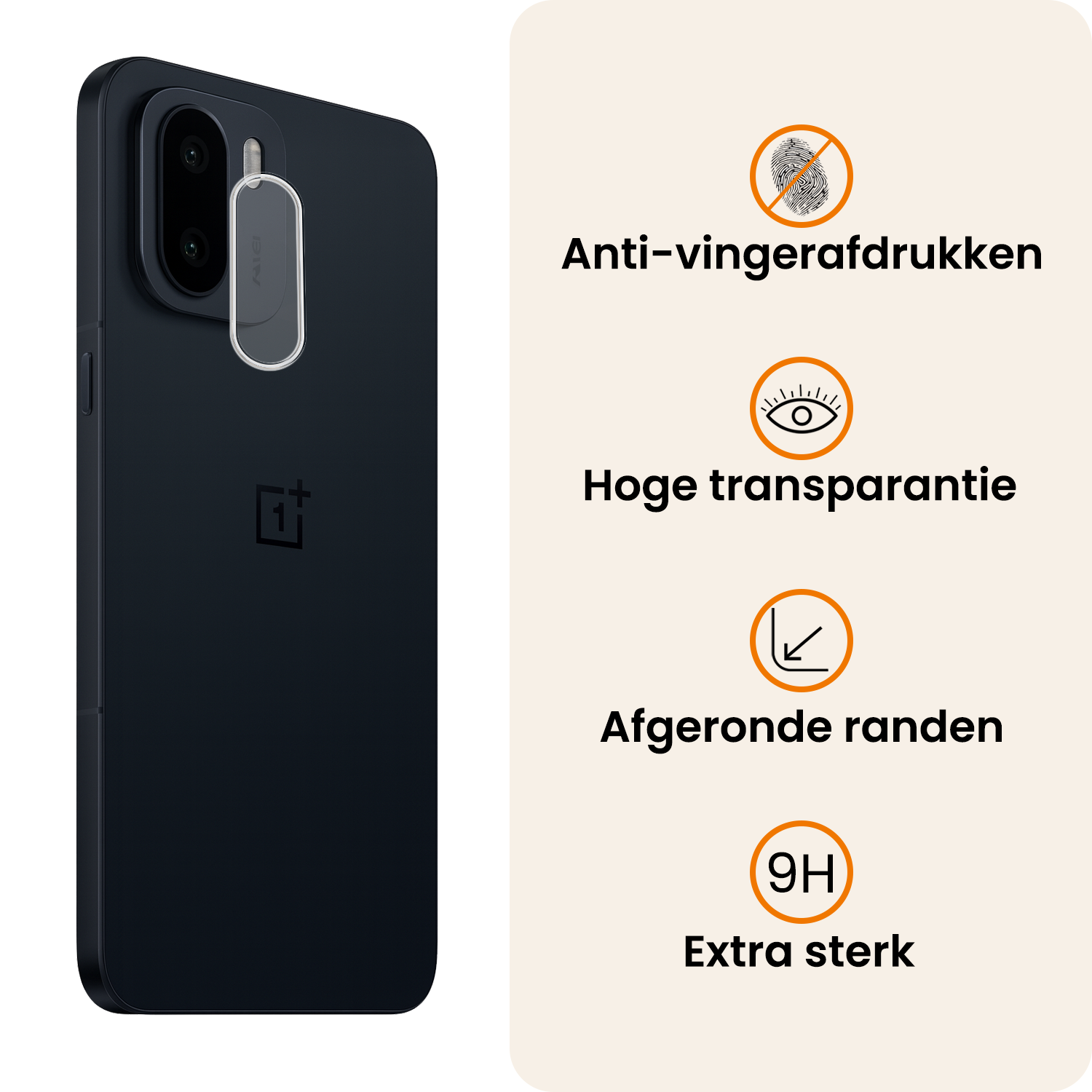 Nomfy Nomfy OnePlus 15R Camera Screenprotector - 2 PACK