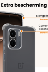 Nomfy Nomfy OnePlus 15R Hoesje Shockproof - Transparant