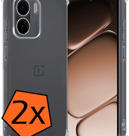 Nomfy Nomfy OnePlus 15R Hoesje Shockproof - Transparant - 2 PACK